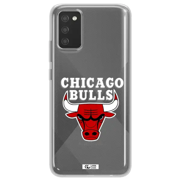 Chicago Bulls Samsung A02S Clear TPU Case