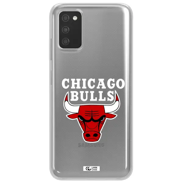 Chicago Bulls Samsung A03S Clear TPU Case