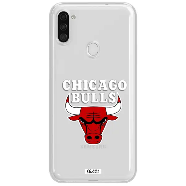 Chicago Bulls Samsung A11 Clear TPU Case
