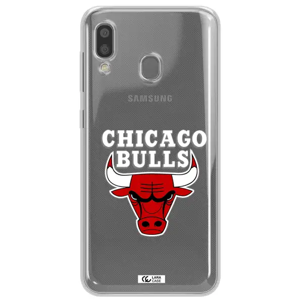 Chicago Bulls Samsung A20 Clear TPU Case
