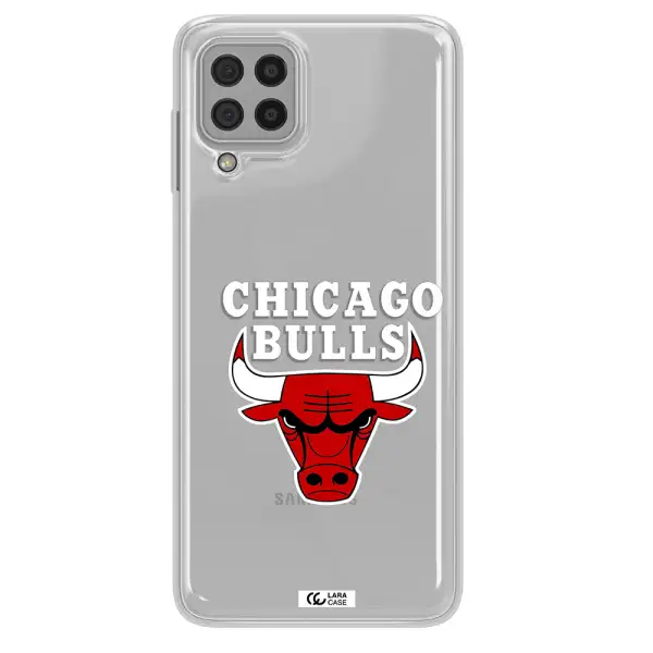 Chicago Bulls Samsung A22 4g Clear TPU Case