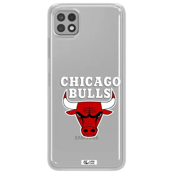 Chicago Bulls Samsung A22 5g Clear TPU Case