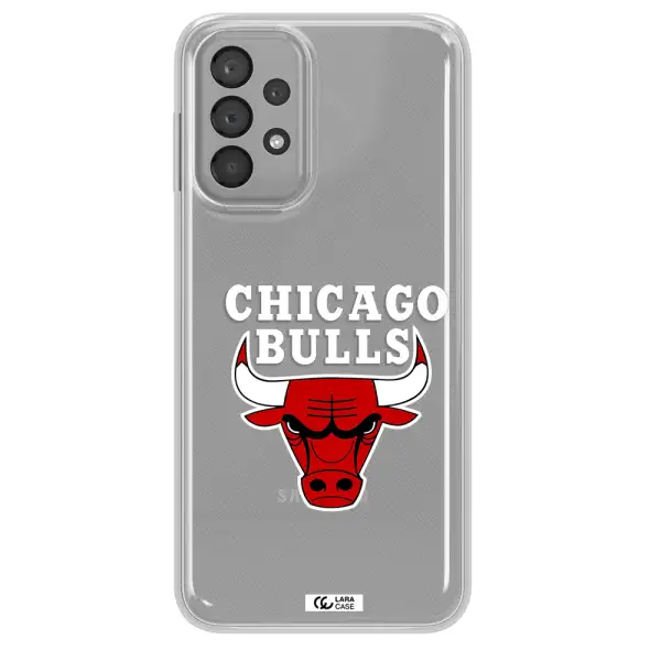 Chicago Bulls Samsung A23 Clear TPU Case