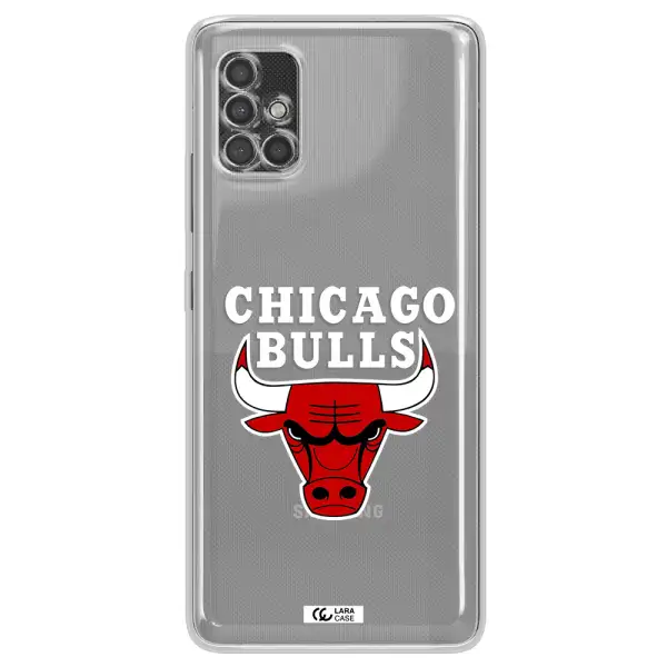 Chicago Bulls Samsung A40S Clear Tpu Case