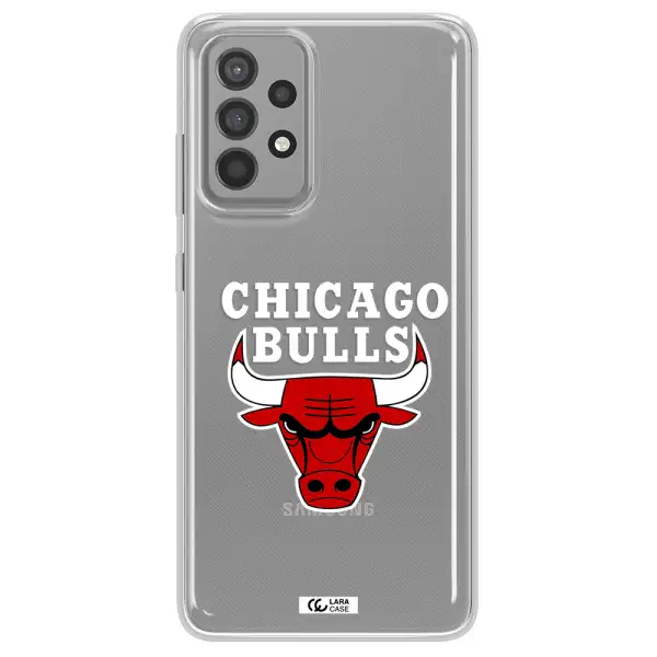 Chicago Bulls Samsung A52 Clear TPU Case