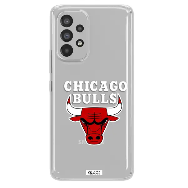Chicago Bulls Samsung A53 Clear TPU Case