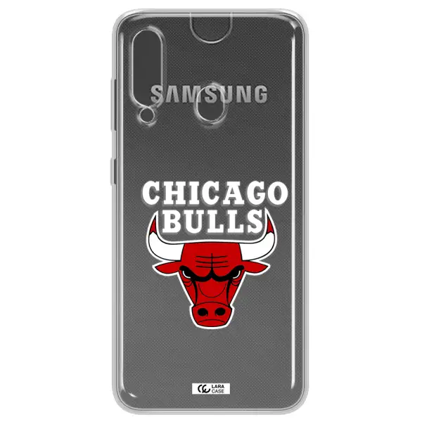 Chicago Bulls Samsung A60 Clear TPU Case