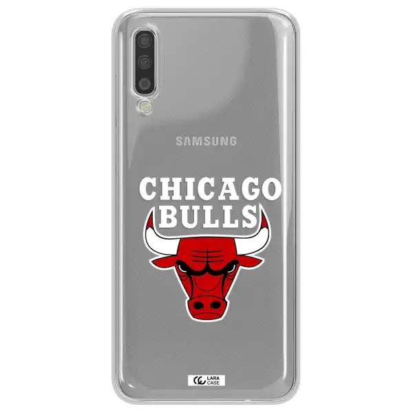 Chicago Bulls Samsung A70 Clear TPU Case