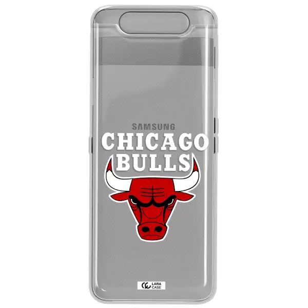 Chicago Bulls Samsung A80 Clear TPU Case