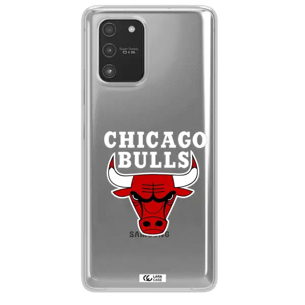 Chicago Bulls Samsung A91 Clear TPU Case