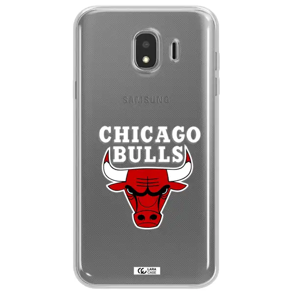 Chicago Bulls Samsung J4 Clear TPU Case