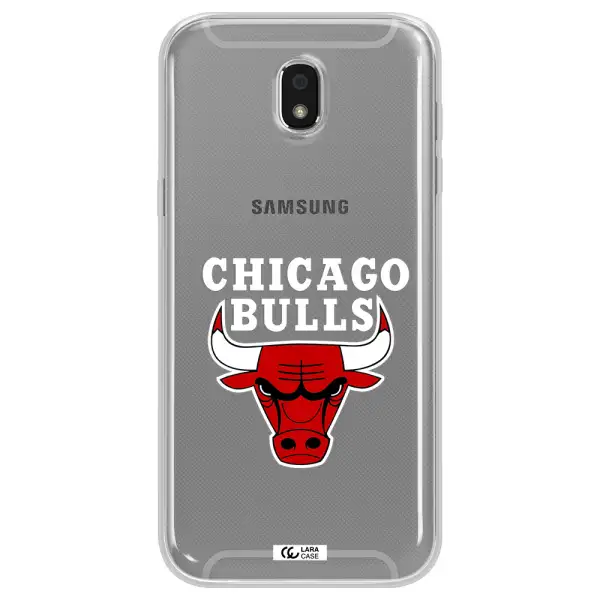 Chicago Bulls Samsung J5 2017 Clear TPU Case