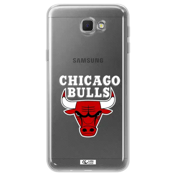 Chicago Bulls Samsung J5 Prime Clear TPU Case