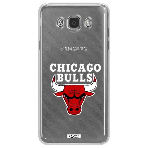 Chicago Bulls Samsung J7 2016 Clear TPU Case