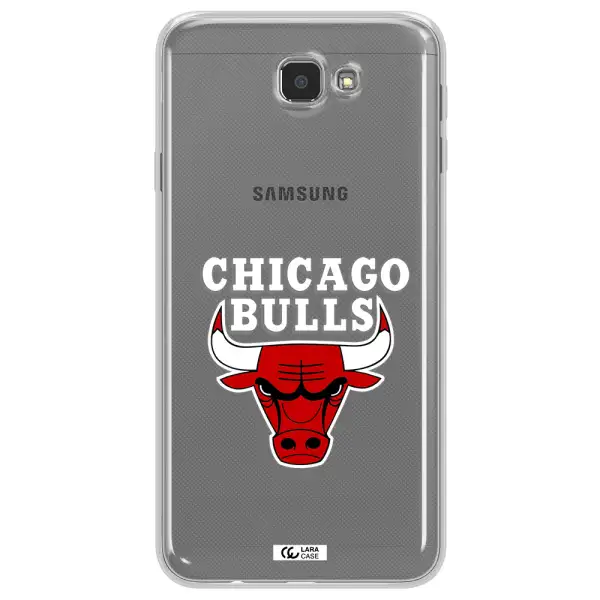 Chicago Bulls Samsung J7 Prim Clear TPU Case