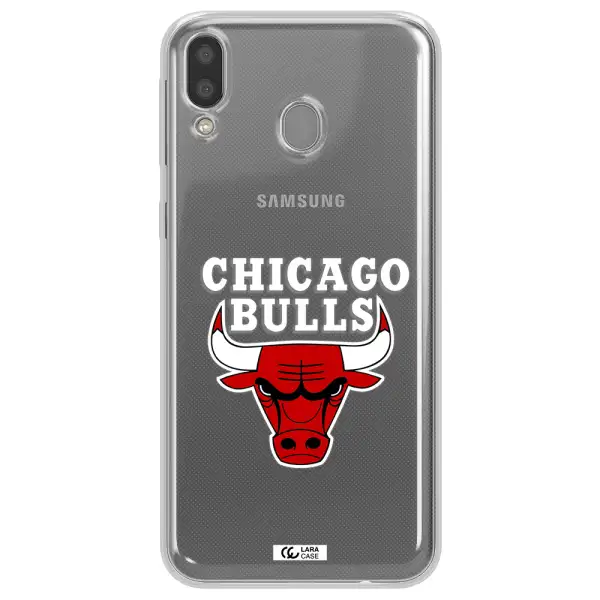 Chicago Bulls Samsung M20 Clear TPU Case