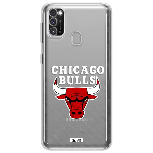 Chicago Bulls Samsung M30S Clear TPU Case