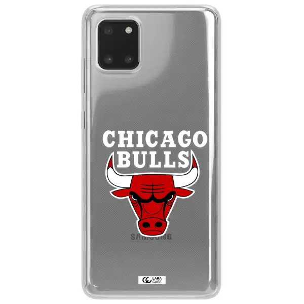 Chicago Bulls Samsung Note 10 Lite Clear TPU Case