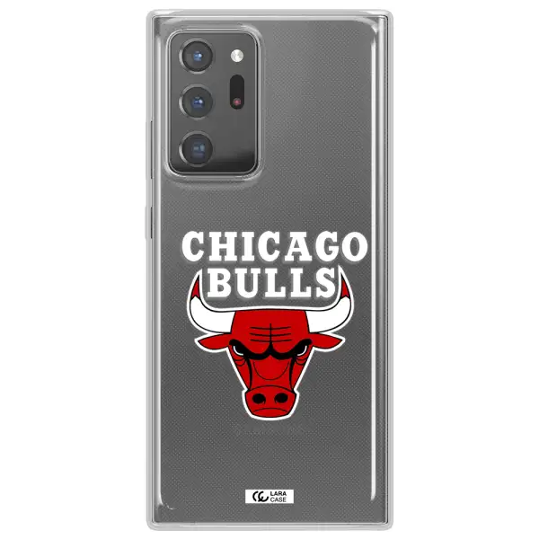 Chicago Bulls Samsung Note 20 Ultra Clear TPU Case