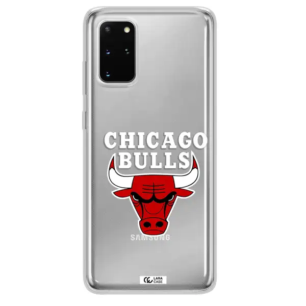 Chicago Bulls Samsung S 20 Plus Clear TPU Case