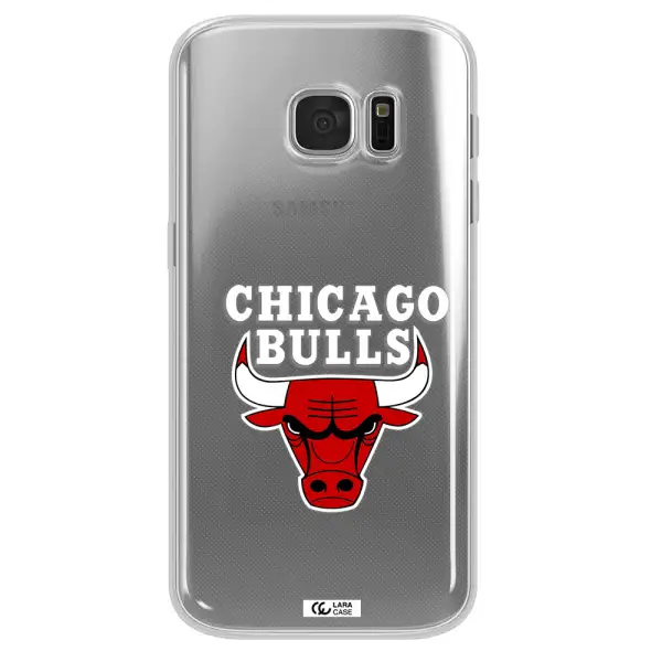 Chicago Bulls Samsung S 7 Clear TPU Case