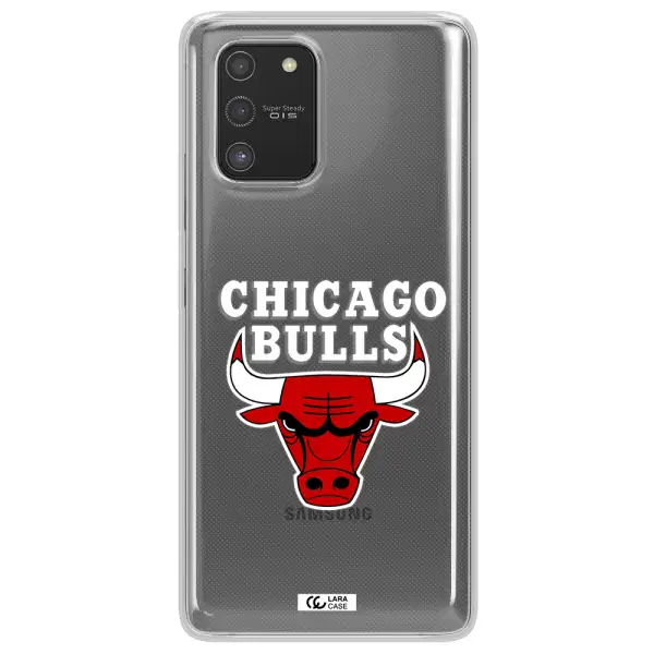 Chicago Bulls Samsung S10 Lite Clear TPU Case