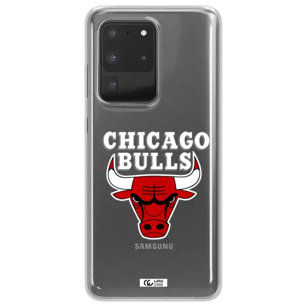 Chicago Bulls Samsung S20 Ultra Clear TPU Case