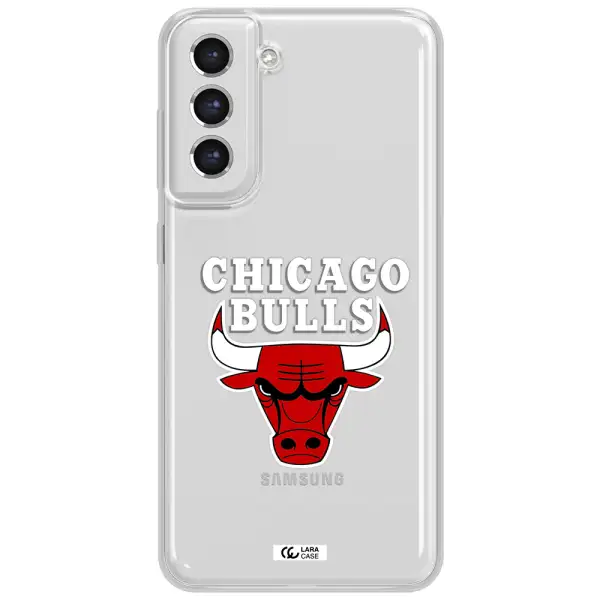 Chicago Bulls Samsung S21 Fe Clear Tpu Case