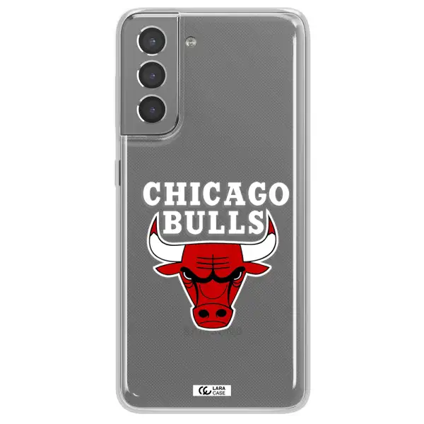 Chicago Bulls Samsung S21 Plus Clear TPU Case
