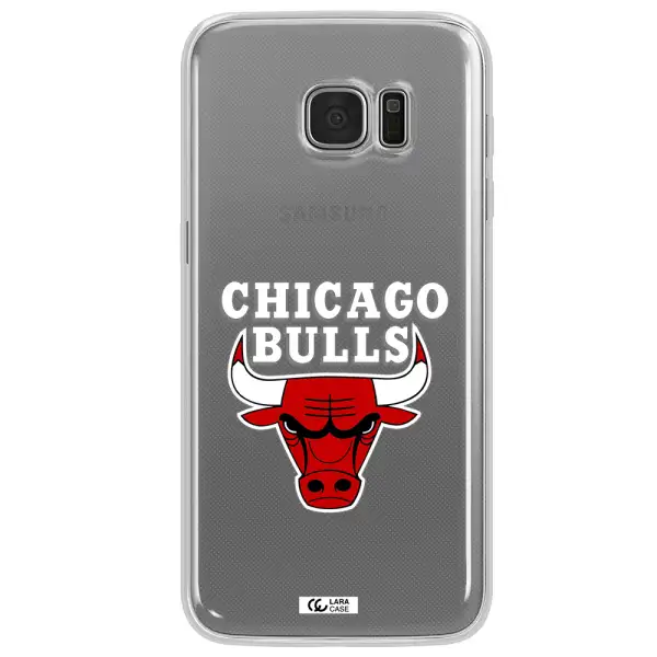Chicago Bulls Samsung S7 Edge Clear TPU Case