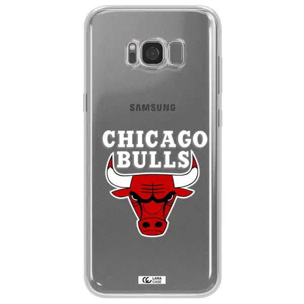 Chicago Bulls Samsung S8 Plus Clear TPU Case