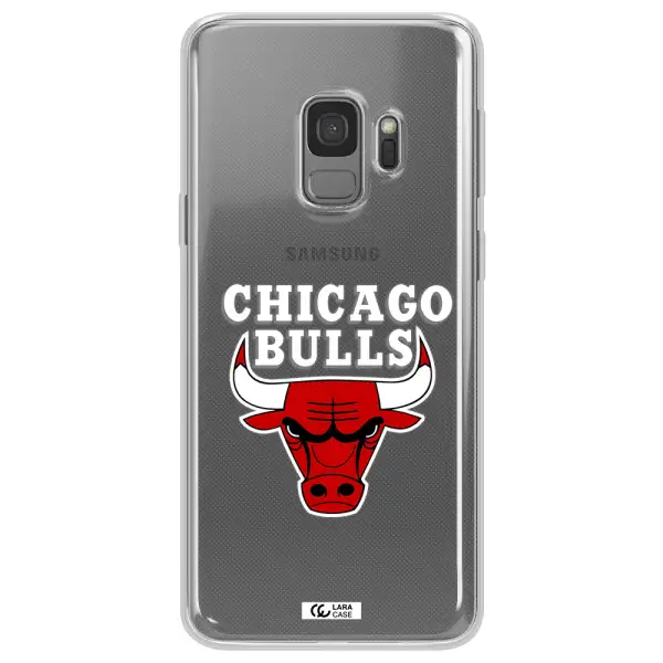 Chicago Bulls Samsung S9 Clear TPU Case