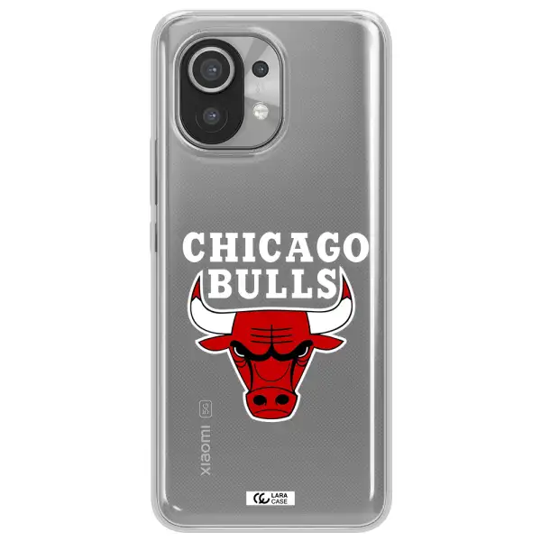 Chicago Bulls Xiaomi Mi 11 Clear TPU Case