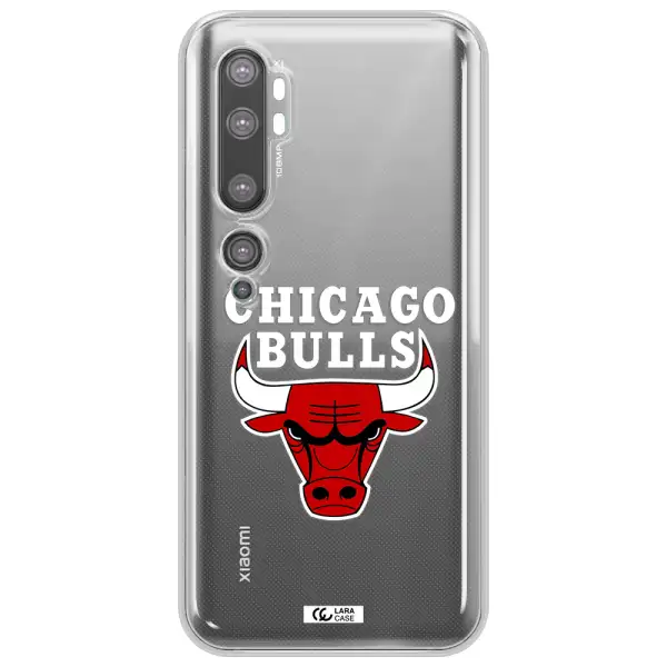 Chicago Bulls Xiaomi Mi Note 10 Clear TPU Case