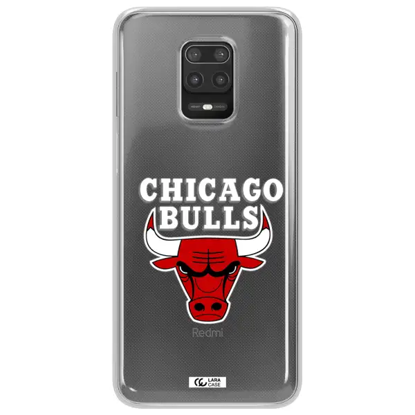 Chicago Bulls Xiaomi Note 9S Clear TPU Case