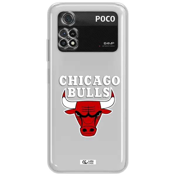 Chicago Bulls Xiaomi Poco M4 Pro 4G Clear Tpu Case