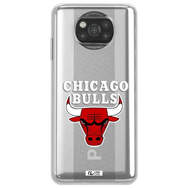 Chicago Bulls Xiaomi Poco X3 Clear TPU Case