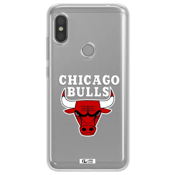 Chicago Bulls Xiaomi Redmi Note 6 Pro Clear TPU Case