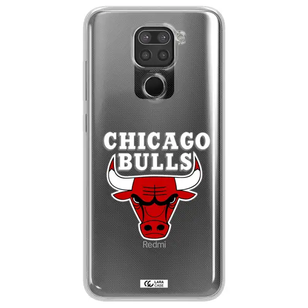 Chicago Bulls Xiaomi Redmi Note 9 Clear TPU Case