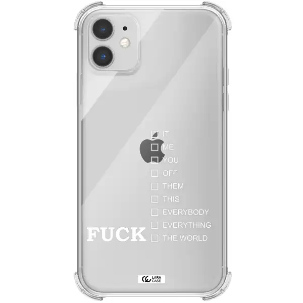 F#*K Ways Apple iPhone 11 Clear PC Case