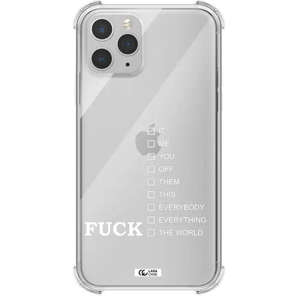 F#*K Ways Apple iPhone 11 pro max Clear PC Case