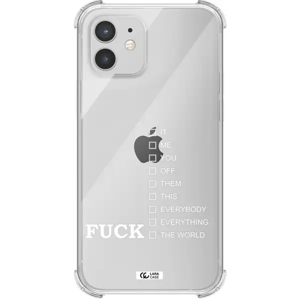 F#*K Ways Apple iPhone 12 Clear PC Case