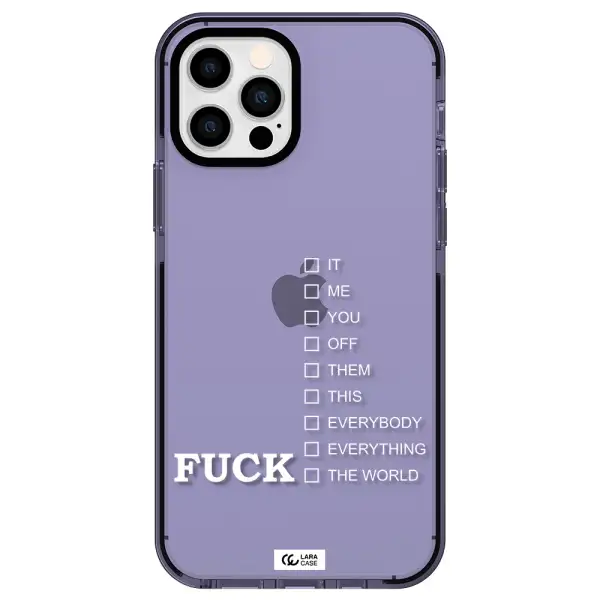 F#*K Ways Apple iPhone 12 pro impact Lilac Case