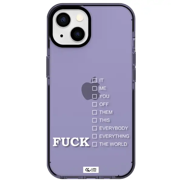 F#*K Ways Apple iPhone 13 impact Lilac Case