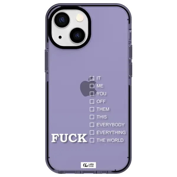 F#*K Ways Apple iPhone 13 mini impact Lilac Case