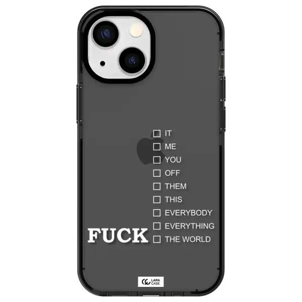 F#*K Ways Apple iPhone 13 mini impact Smoke Black Case
