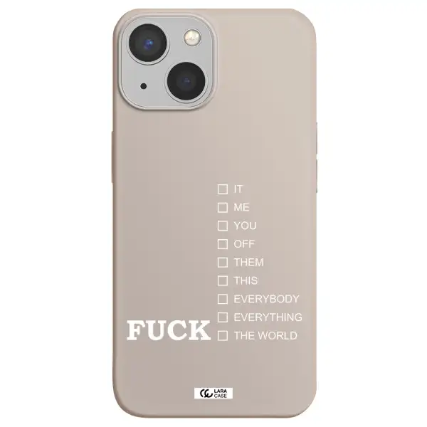 F#*K Ways Apple iPhone 13 mini Silicone Stone Case