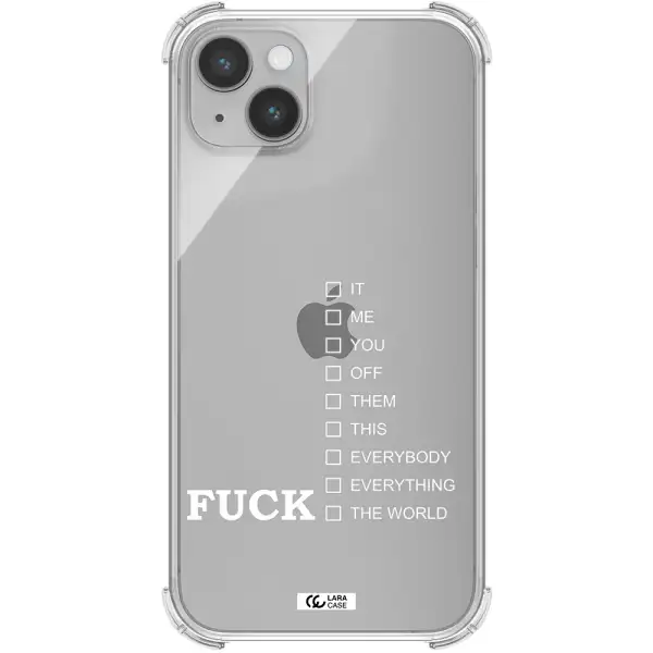 F#*K Ways Apple iPhone 14 Clear PC Case