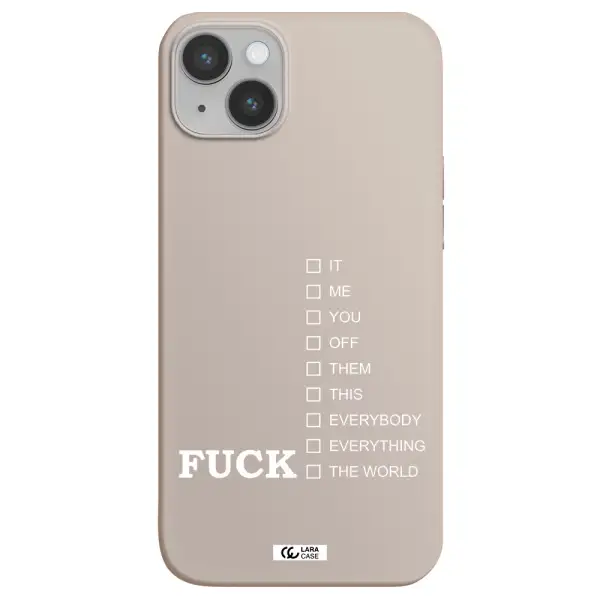 F#*K Ways Apple iPhone 14 Silicone Stone Case