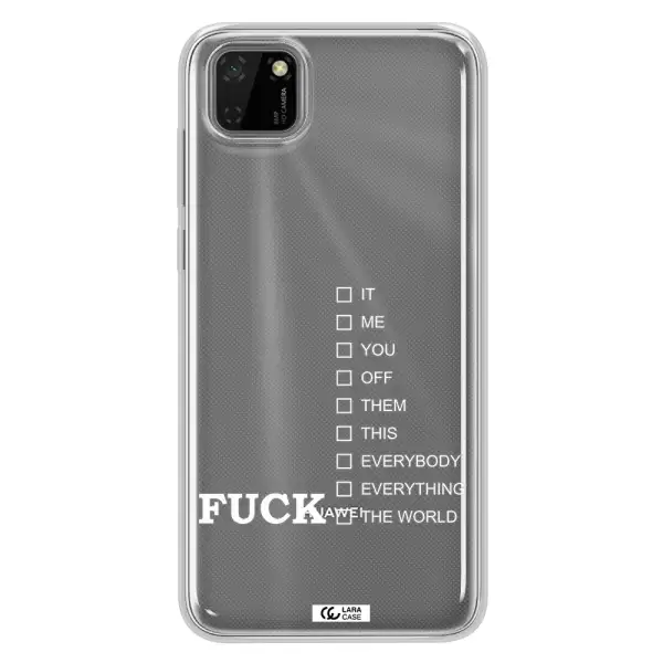F#*K Ways Huawei Honor 9S Clear TPU Case